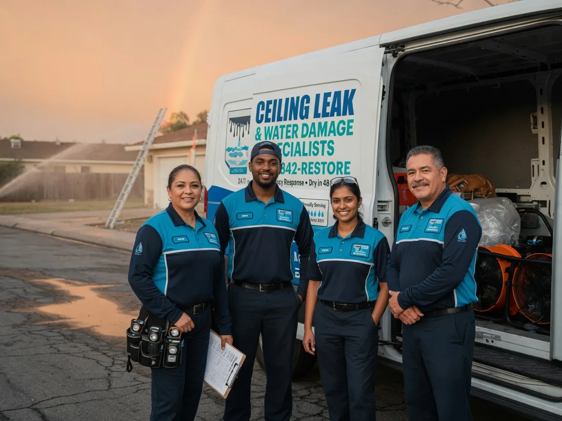 Ceiling Leak Cleanup company in Donie, TX